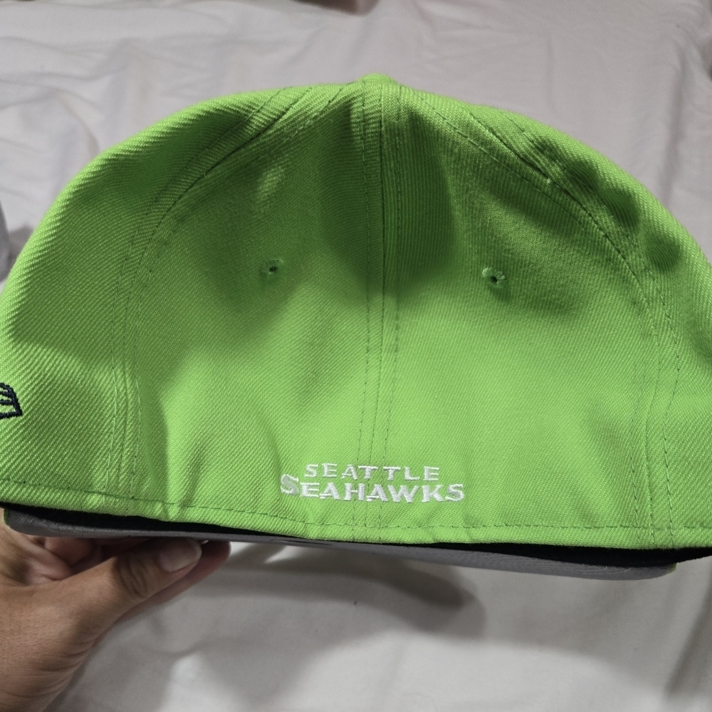 Seattle Seahawks New Era Kickoff Fitted Hat New Sz 6 7/8 - Picture 6 of 10